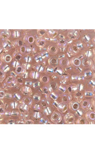 Miyuki rocailles Perlen 6/0 - Silverlined light blush ab 6-1023